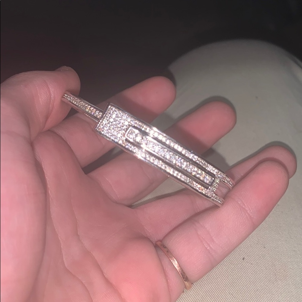 Diamond Bust down Handcuff - Picture 3 of 5